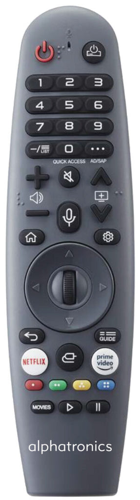 Alphatronics remote (WebOS modellen)