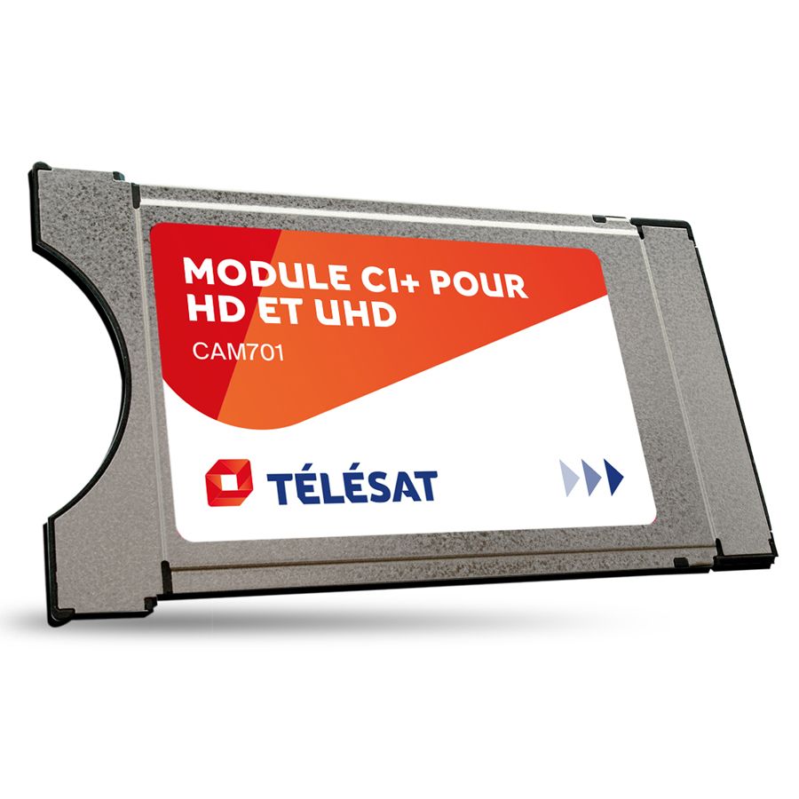 CAM-701 CI+ module met geïntegreerde Télésat smartcard