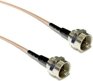 Flexibele coax kabel 2 mtr. met F-stekker