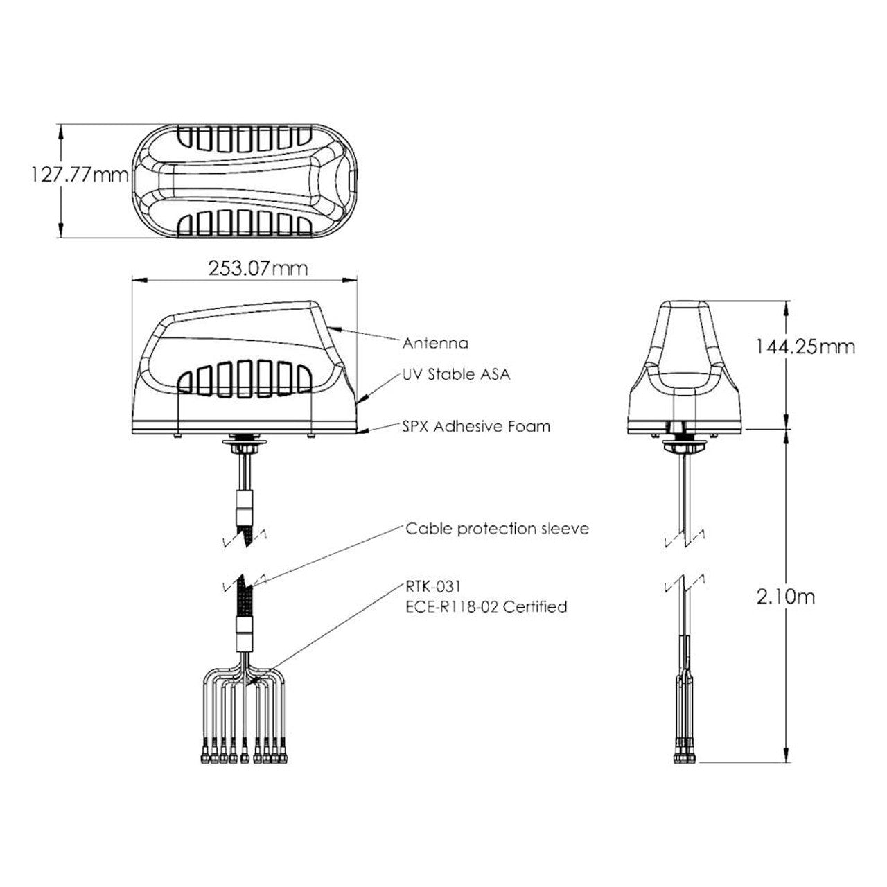 Camperinternet bundel  Teltonika RUTX50 met Poynting Mimo-3-V2-17