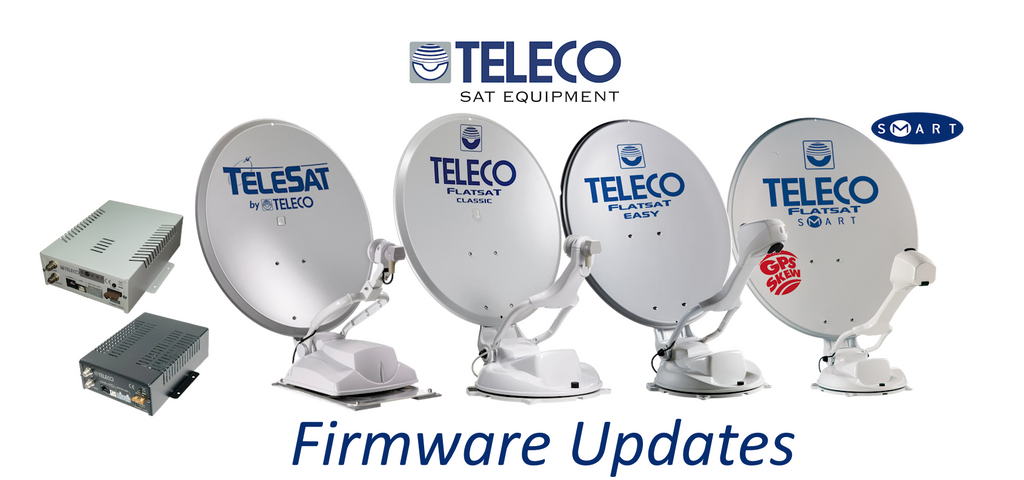 Firmware update Teleco/Telesat schotel systemen